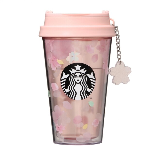 Starbucks JAPAN Sakura Flower Charm Tumbler Mug Cup 2020 12oz Cherry