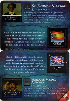 Wizkids Piraten Taschenmodell - Sir Edmund Atkinson-Marques Miguel Antonio (Crew) 
