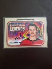 2022-23 Sebastian Aho Lunch Box Legends Upper Deck Series 2 Hockey Carolina...