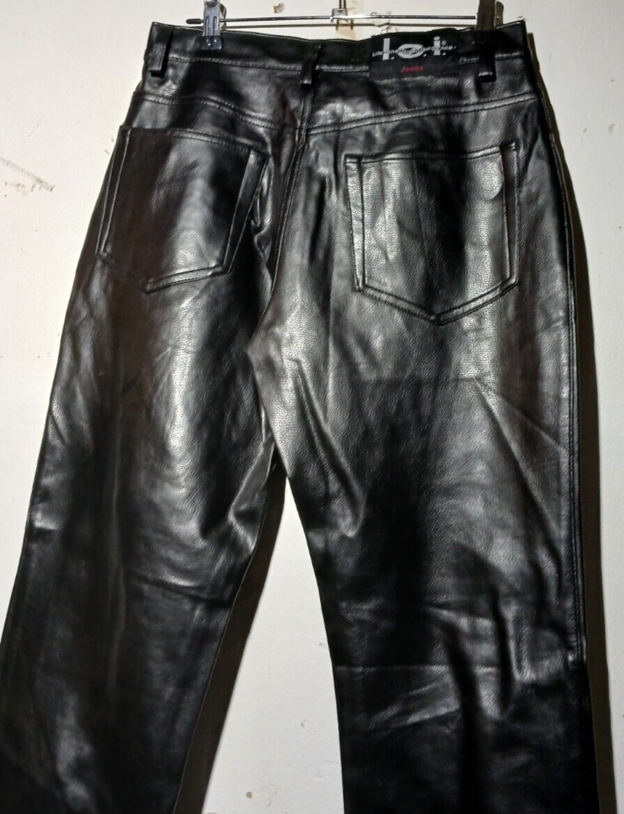 パンツ 1980-90s OLD LANVIN STUDIO Leather Pants Womens Leather Pants SOFT Labmskin Clifford&Willis Sz 12 Red