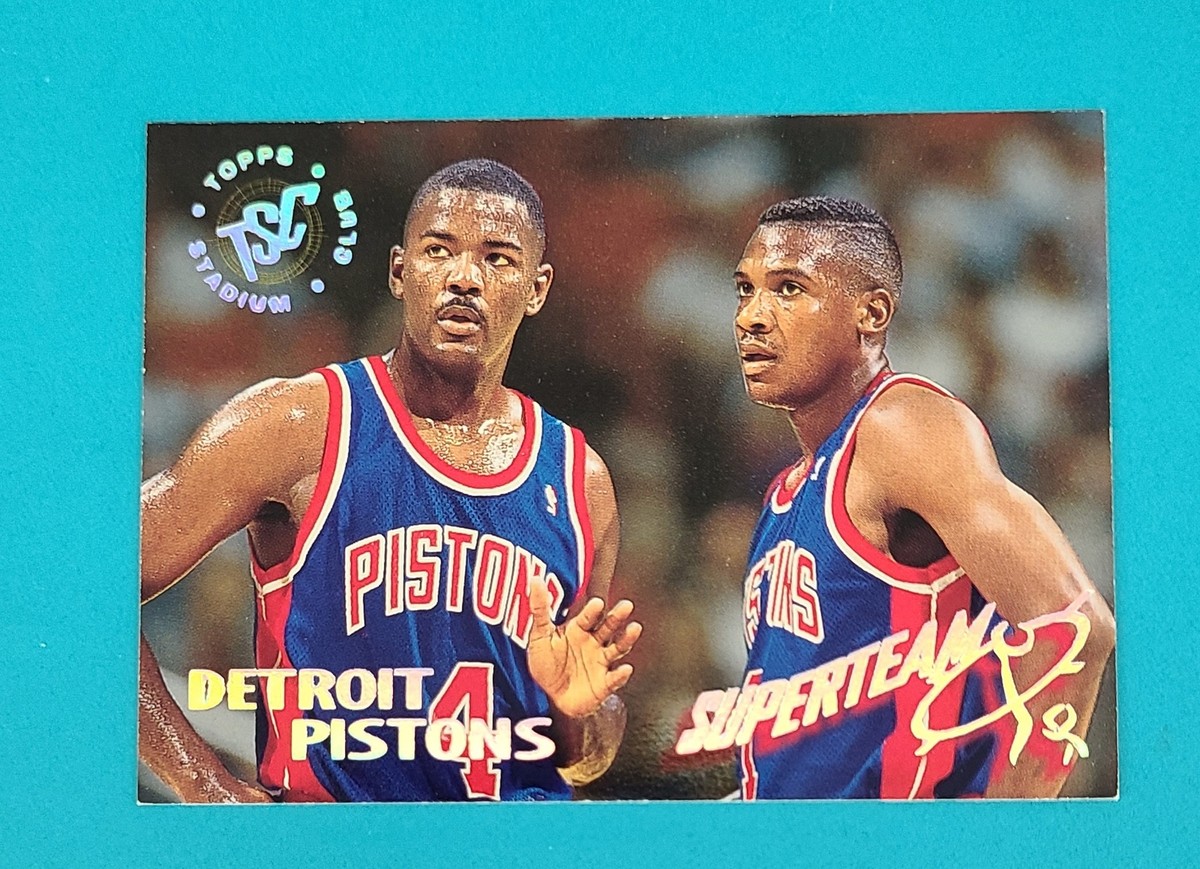 1994-95 Stadium Club Super Teams #8 Detroit Pistons Card O9 | eBay