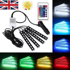 Under Dash Footwell LED Interior Light Kit for All Cars Accent Light Glow Neon