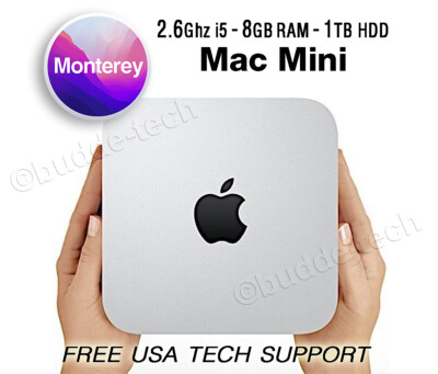 Apple Mac Mini Desktop 2014-2018 model A1347 *MONTEREY* 2.6GHz 8GB