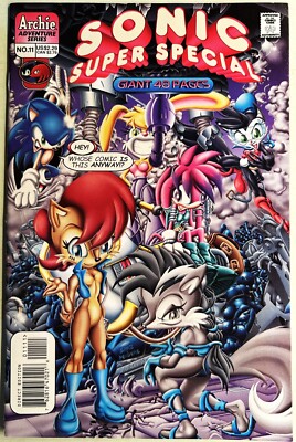 SONIC The HEDGEHOG SUPER SPECIAL Comic Book 2001 #11 SONIC CO-STARS Bagged NEW