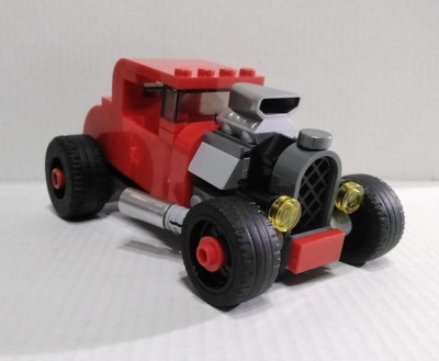 Custom Red Ford A Model Hot Rod - This is a modified LEGO 75875 Speed Champions