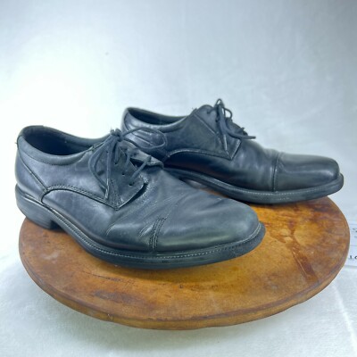 Bostonian Black Leather Oxfords Size 10 BOSTONIAN OXFORDS BLACK SIZE 10 M MENS LEATHER LACE UP DRESS  main image 2