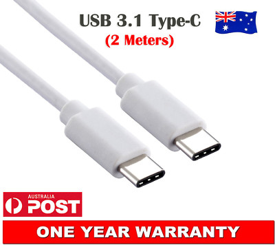 2M USB-C USB 3.1 Type-C M/M Charging Cable Data Cord For Pixel 3a XL 3 2 XL AU