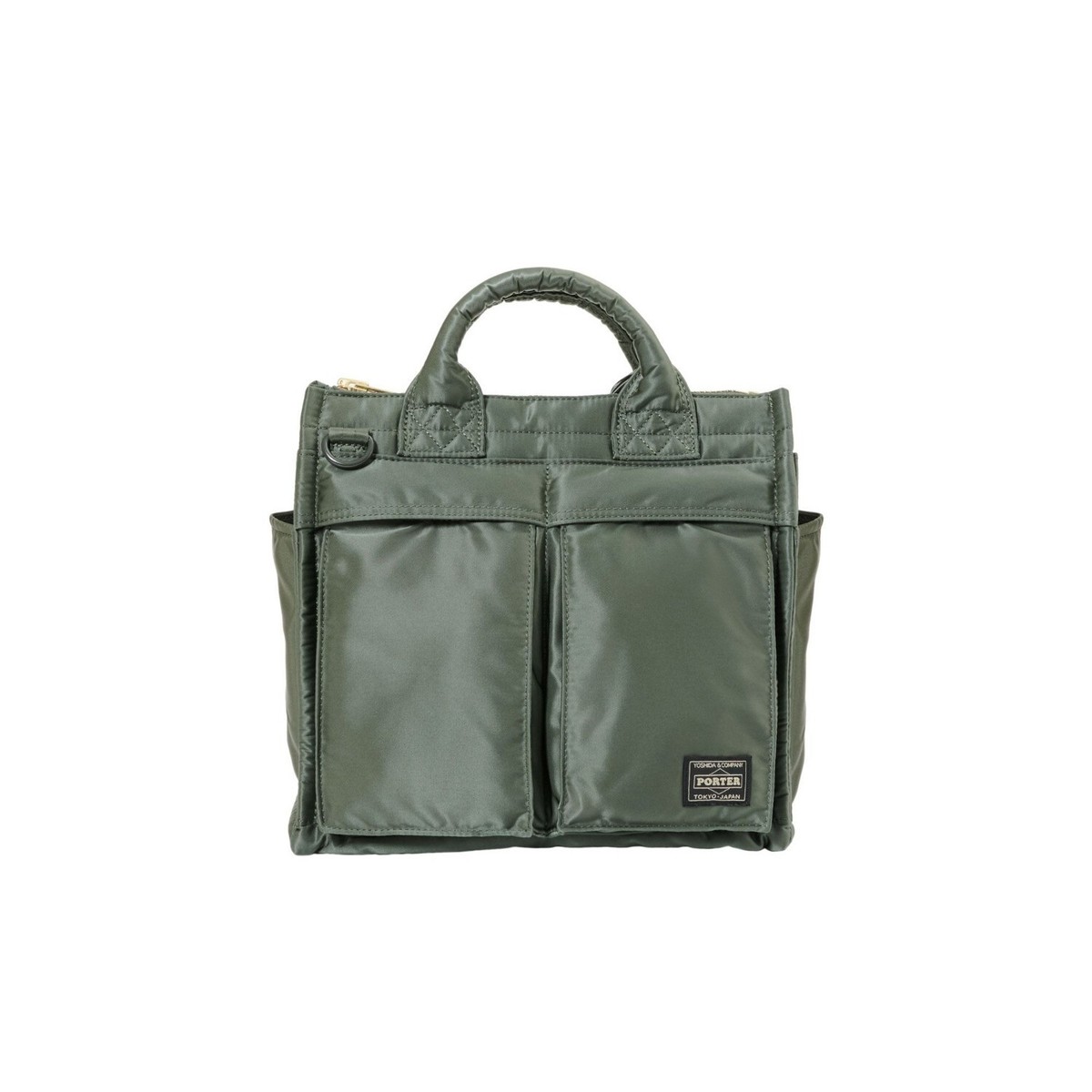 PORTER TANKER SQUARE TOTE BAG 622-27844 Sage Green Yoshida & Co