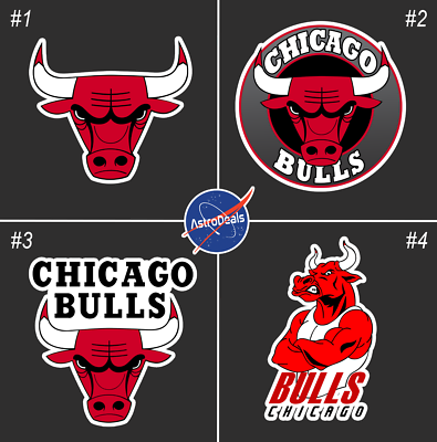 Chicago Bulls Basketball Team Logo NBA Sticker Decal Vinyl *Size