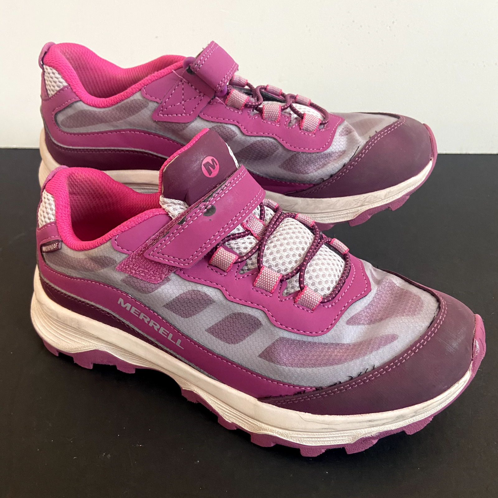 Scarpe da trekking Merrell bambino ragazza misura 5 5 Moab basse impermeabili viola rosa