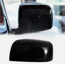 Black Left Driver Side Car Rearview Mirror Cap Cover For Nissan Rogue 2008-2015