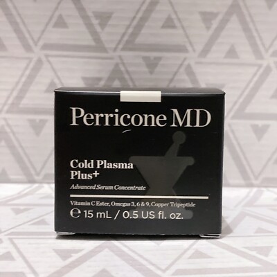 Perricone MD Cold Plasma Plus + Advanced Serum Concentrate 0.5 fl oz NEW IN BOX