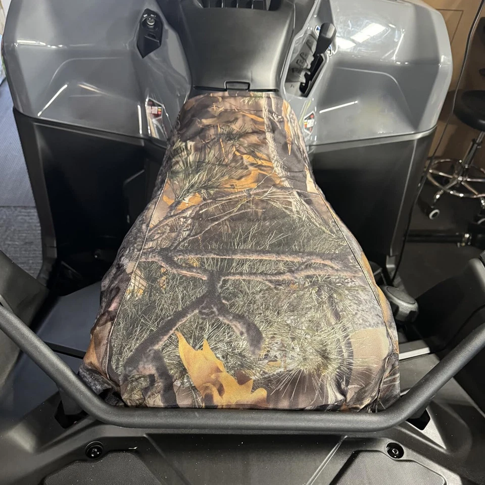 Cubierta de asiento camuflada ATV para Polaris Sportsman Can Am DS 250 Suzuki Honda Yamaha FZ-8 Foto 2 de 4