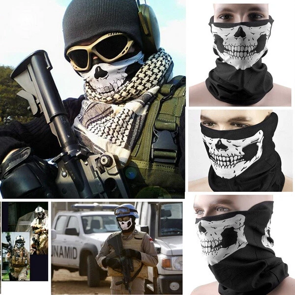 Lot of Four (4): Call of Duty Ghost Balaclava Logan Skull Face Mask Hood - Image 3 of 4