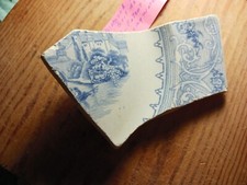 ANTIQUE Sea Ceramic Porcelain Stoneware 19th Century Indianola, Texas ARTIFACT