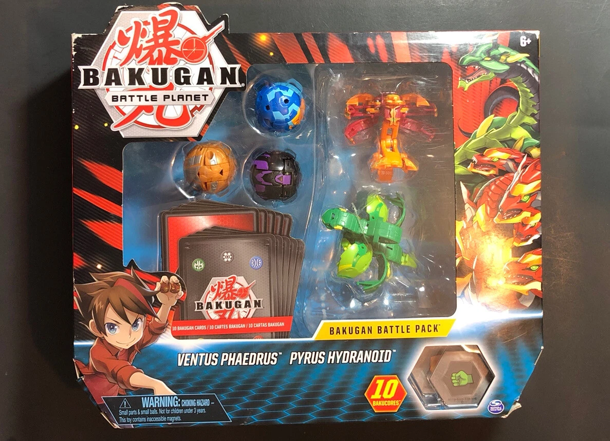 Bakugan Battle Planet Battle Pack [ Ventus Phaedrus + Pyrus Hydranoid ] NEW