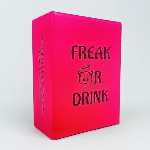 Couple Drinking Card Game- Freak Or Drink The Naughtiest Perfect for Anniversary - Afbeelding 1 van 8