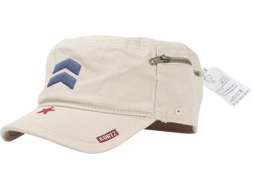 Kurtz Men's Fritz Cotton Military Cap Hat