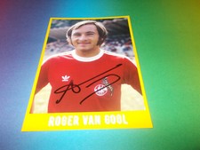 Roger van Gool  1.FC Köln signiert signed Autogramm Autogrammkarte new selten