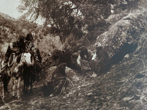 "Apache Story-Telling 1899" Edward S Curtis Project Photo by Jean-Antony Du Lac - Picture 3 of 11
