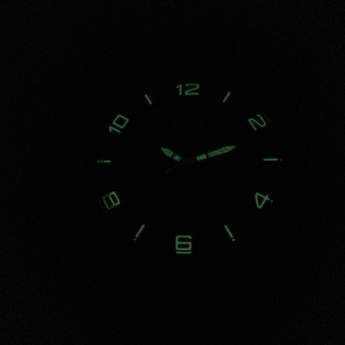 Boccia Titanium Watch Men 43mm Black Date 100M New Battery 7.25" - Picture 11 of 13