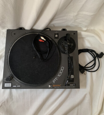 Original Gemini PT-1000 High Torque Direct Drive DJ Turntable