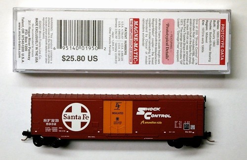 MTL Micro-Trains 38450 Santa Fe ATSF 5932 50 pies vagón de carga | Zustand: New