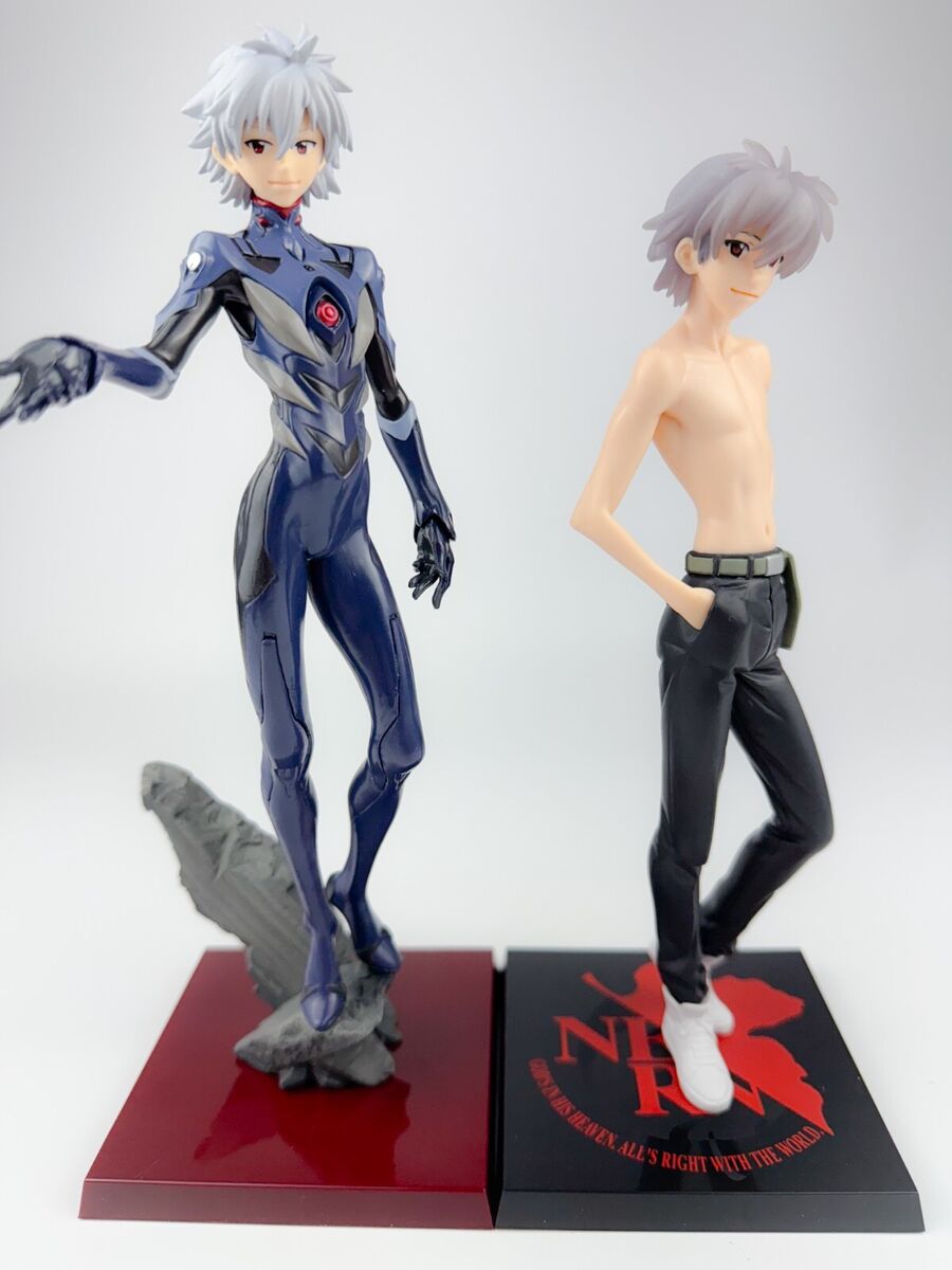Evangelion Kaworu Nagisa Premium Figure Set of 2 SEGA 26cm Evangelion Kaworu Nagisa Premium Figure Set of 2 SEGA 26cm