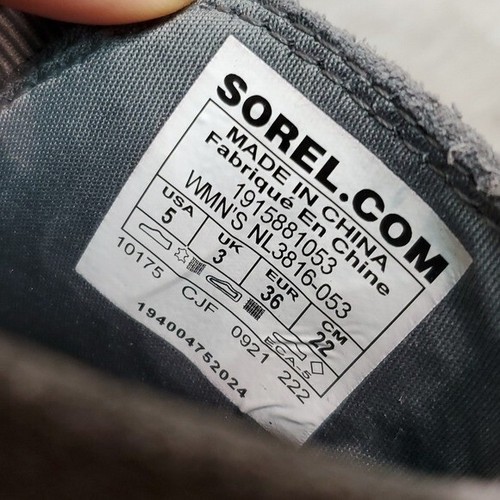 NEW Sorel Women Evie Chelsea Distresed Leather Wedge Waterproof Boots shoes sz 5 - Picture 8 of 14
