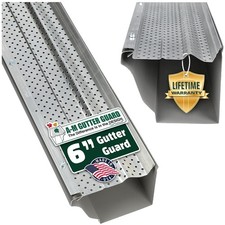Lifetime Quality Gutter Guard - Mill Finish Aluminum