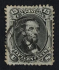 CKStamps: US Stamps Collection Scott#77 15c Lincoln Used Tear