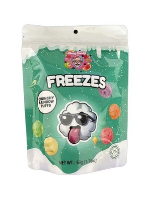 Chaos Candy | Freezes Dried Candy   Crunchy Rainbow Puffs   50g