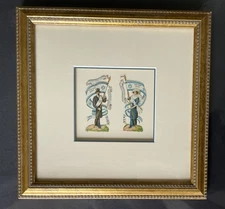 Judaica: Rosh Hashanah Victorian New Year Greetings - Framed 3D Art: ca. 1900’s
