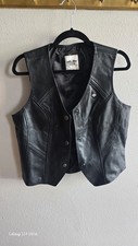 Harley-Davidson Black Leather Motorcycle Vest