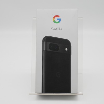 Google Pixel 8a GKV4X 128GB (AT&T Cricket) Obsidian Smartphone Android - NEW