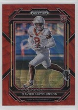 2023 Panini Prizm Draft Picks Ruby Wave Prizm Xavier Hutchinson #153 fm0