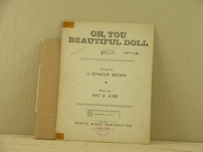 Oh You Beautiful Doll - A. Seymour Brown  Nat D. Ayer - Sheet Music 1911 READ