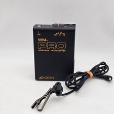 Wireless Microphone AZDEN WM-Pro Wireless Transmitter W/ Mic Clip