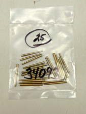 25 Clock Brass Taper Pins, 1" Long, .060" x .095" CM116-34093-25
