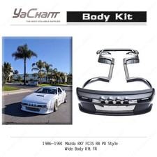 FRP FENDER LIP SPOILER SPATS For 86-91 Mazda RX7 FC3S PD RB Style Wide Body Kit