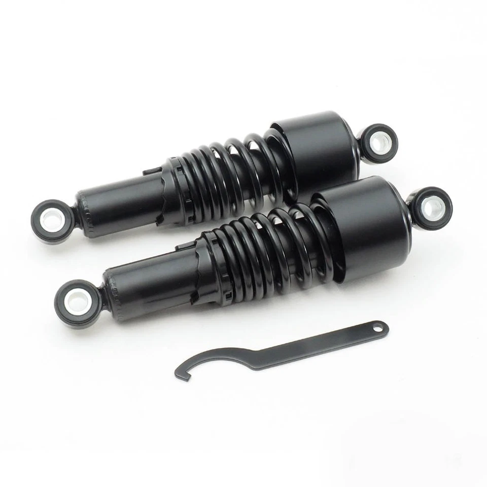 Amortisseur 10,5" Noir Pour Harley-Davidson Sportster 883 1200 XL Arrière - Photo 1/4