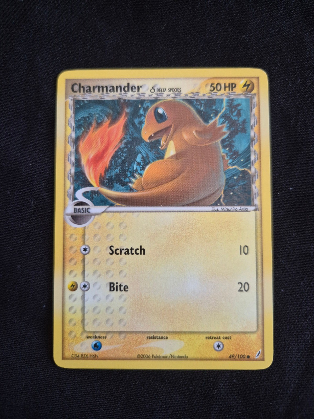 Charmander (Delta Species) Common EX Crystal Guardians 49/100 LP
