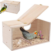 Sittich Nistkasten Vogelhaus Wellensittich Transparentes Design VogelhäUschen Au
