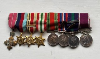 Medals WW2 British Army miniature/dress medals