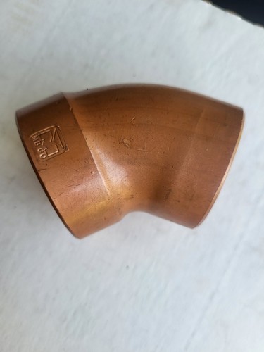 2" x 2" 45 Degree Street Elbow COPPER PIPE FITTING
