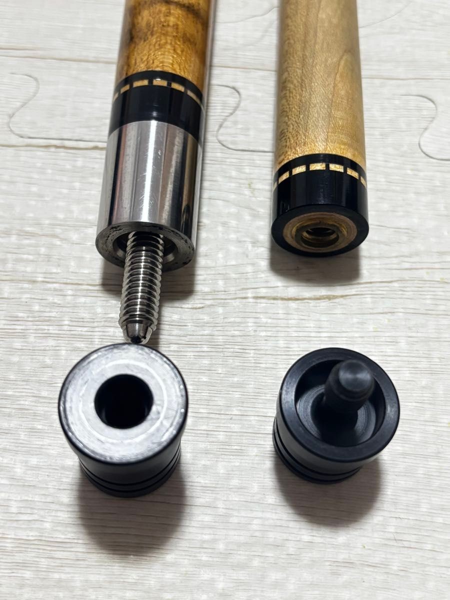 Vintage old ADAM Cue Helmstetter RH-Type Window Inlays Case