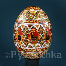 Real Ukrainian Pysanky Chicken Pysanka High Quality byRoman Easter Egg Hand made