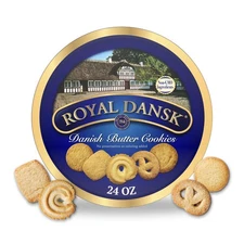 Royal Dansk Danish Butter Cookies, Premium Assorted Cookies in Gift Tin, Great f