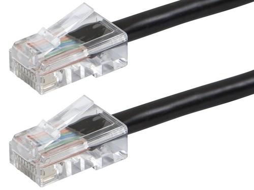 Monoprice Cat6 Ethernet Patch Cable - 25 Feet - Black, RJ45, 550Mhz, UTP, 24AWG