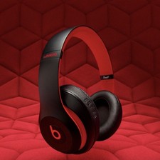 RARE 10 YRS ANNIVERSARY Beats by Dr. Dre Studio 3 Wireless Defiant Black/Red